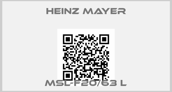 Heinz Mayer-MSL-F20/63 L