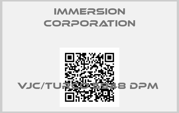 IMMERSION CORPORATION-VJC/TURCO 5948 DPM 