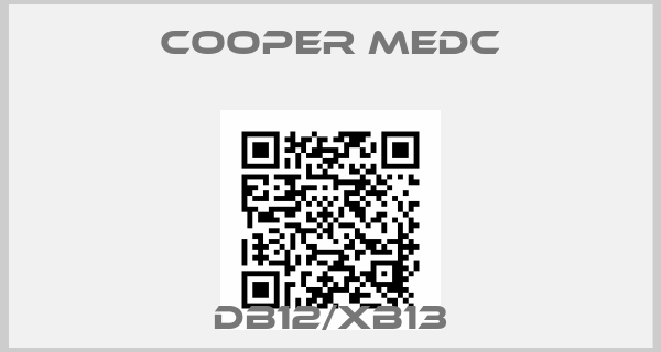 COOPER MEDC-DB12/XB13