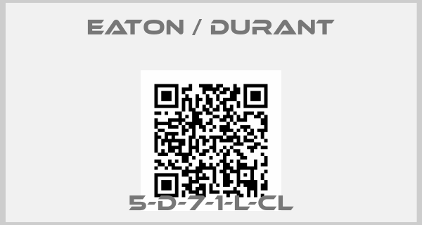 EATON / DURANT-5-D-7-1-L-CL