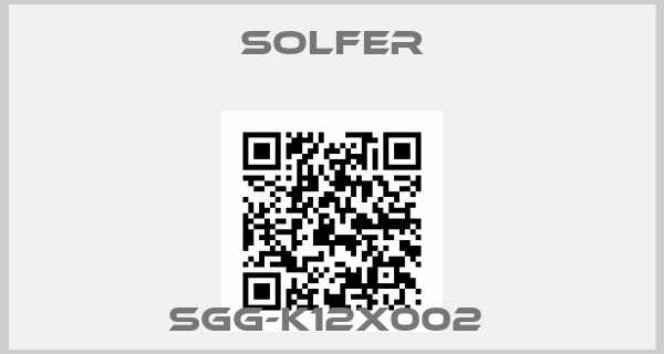 Solfer-SGG-K12X002 