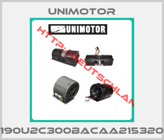 UNIMOTOR-190U2C300BACAA215320