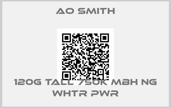 AO Smith-120G TALL 750K MBH NG WHTR PWR