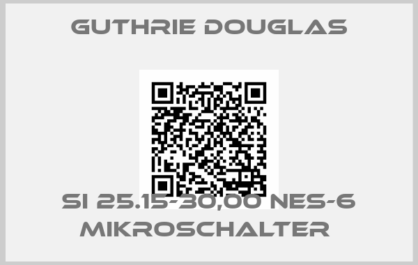 Guthrie Douglas-SI 25.15-30,00 NES-6 MIKROSCHALTER 