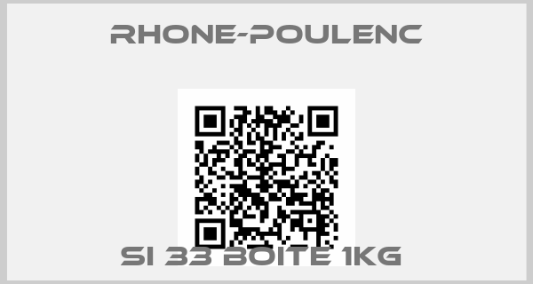 Rhone-Poulenc-SI 33 BOITE 1KG 