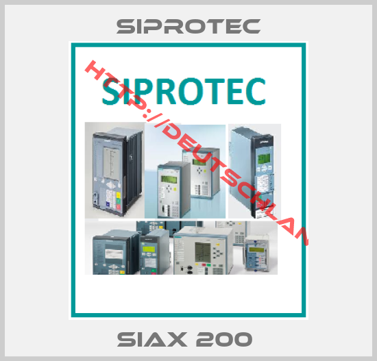 Siprotec-SIAX 200 