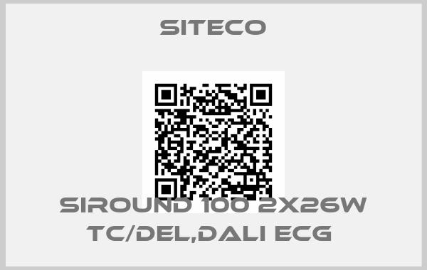 Siteco-SIROUND 100 2X26W TC/DEL,DALI ECG 