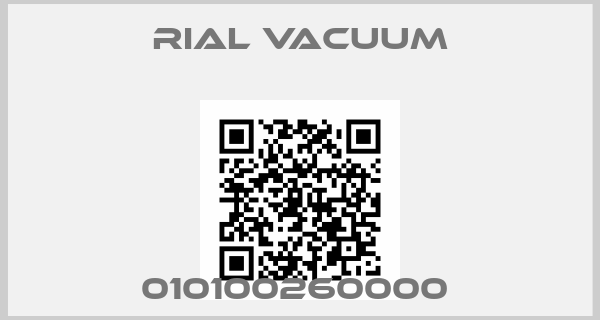 Rial Vacuum-010100260000 