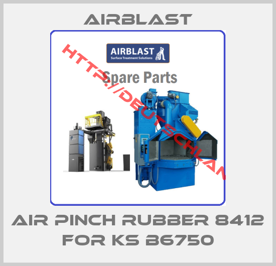 AIRBLAST-air pinch rubber 8412 for KS B6750