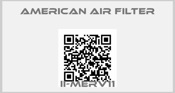 AMERICAN AIR FILTER-II-MERV11