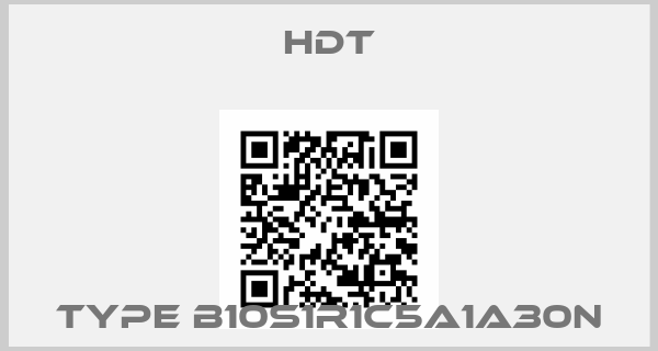 HDT-TYPE B10S1R1C5A1A30N