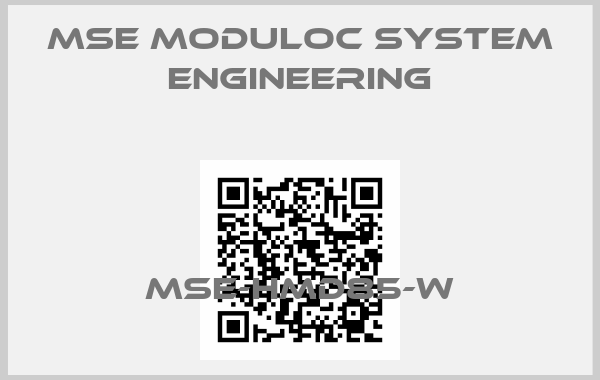 MSE Moduloc System Engineering-MSE-HMD85-W