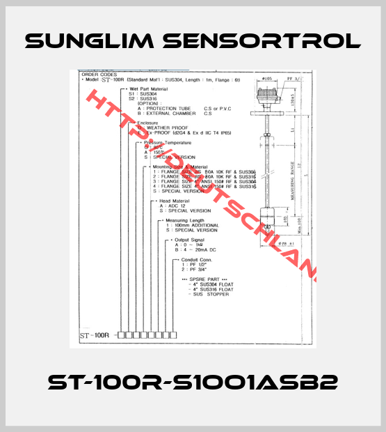 SUNGLIM SENSORTROL-ST-100R-S1OO1ASB2