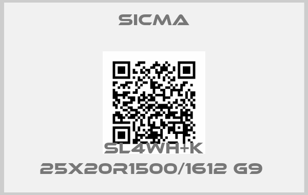 Sicma-SL4WH+K 25X20R1500/1612 G9 