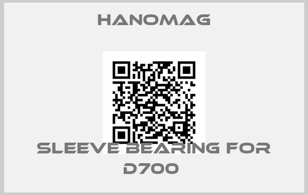 Hanomag-SLEEVE BEARING FOR D700 