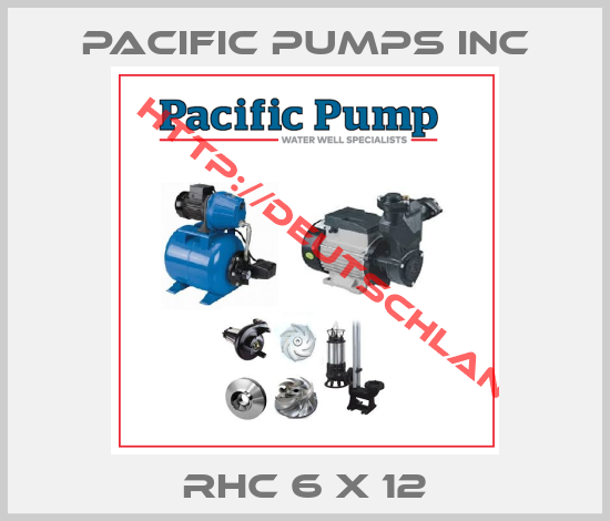 PACIFIC PUMPS INC-RHC 6 X 12