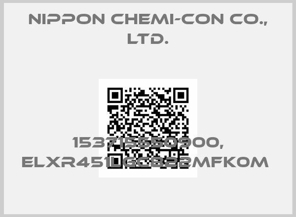 Nippon Chemi-Con Co., Ltd.-153715550900, ELXR451LGC822MFK0M 