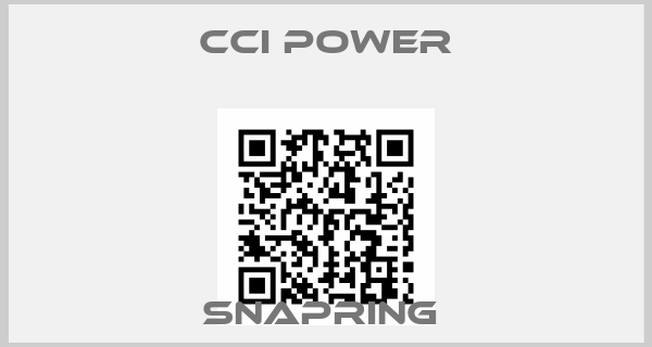 Cci Power-SNAPRING 