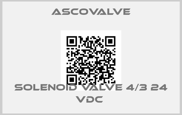 Ascovalve-SOLENOID VALVE 4/3 24 VDC 