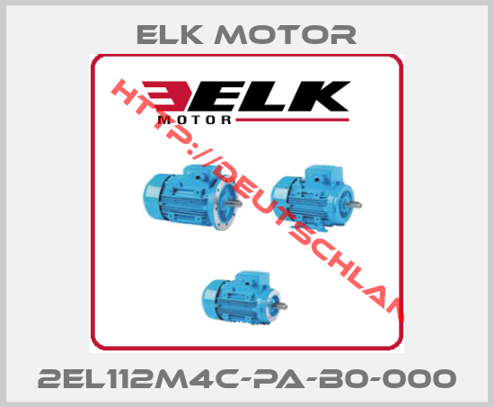 ELK Motor-2EL112M4C-PA-B0-000