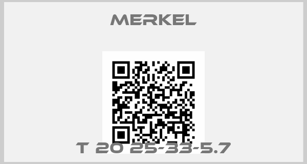 Merkel-T 20 25-33-5.7
