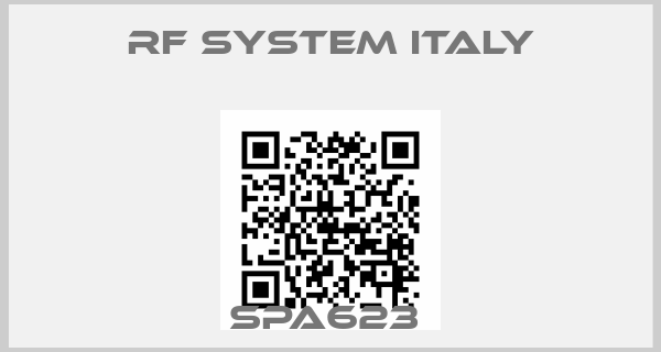 RF SYSTEM Italy-SPA623 