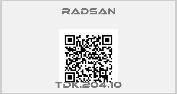 Radsan- TDK.204.10