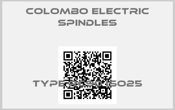 Colombo Electric Spindles-Type RC90 ISO25