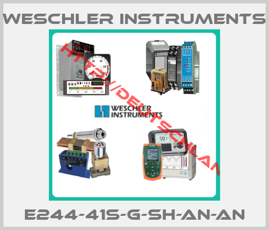 Weschler Instruments-E244-41S-G-SH-AN-AN