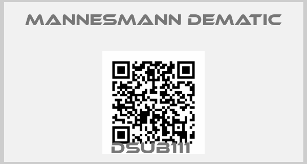 Mannesmann Dematic-DSUB111 