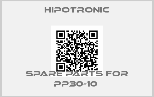 Hipotronic-SPARE PARTS FOR PP30-10 