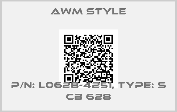 Awm Style-P/N: L0628-4251, Type: S CB 628
