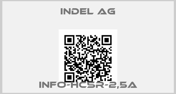 INDEL AG-INFO-HCSr-2,5A