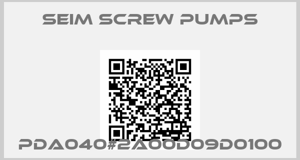 SEIM SCREW PUMPS-PDA040#2A00D09D0100