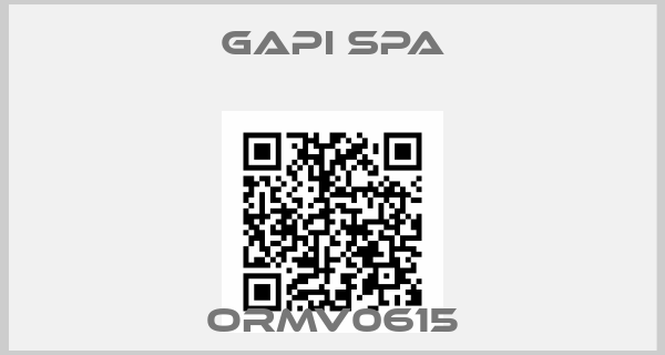 GAPI SPA-ORMV0615