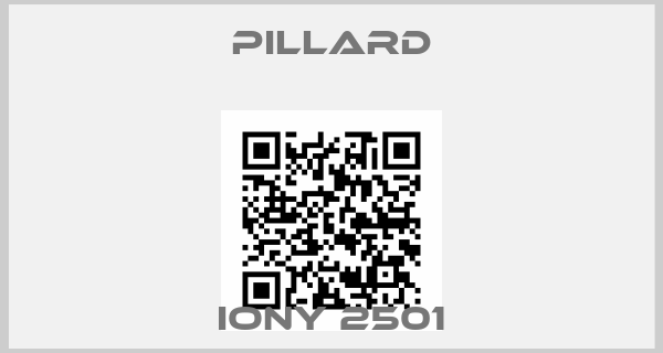 PILLARD-IONY 2501