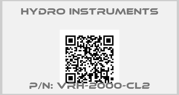 Hydro Instruments-P/N: VRH-2000-CL2