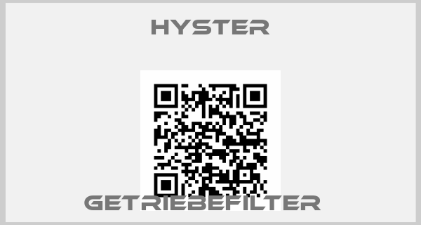 Hyster-Getriebefilter  