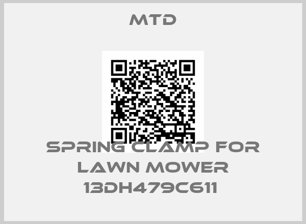 MTD-SPRING CLAMP FOR LAWN MOWER 13DH479C611 