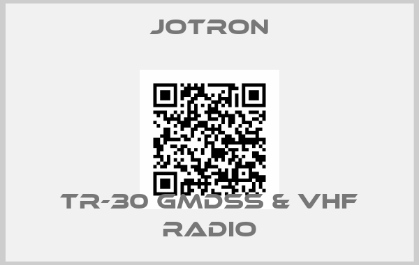 JOTRON-TR-30 GMDSS & VHF Radio
