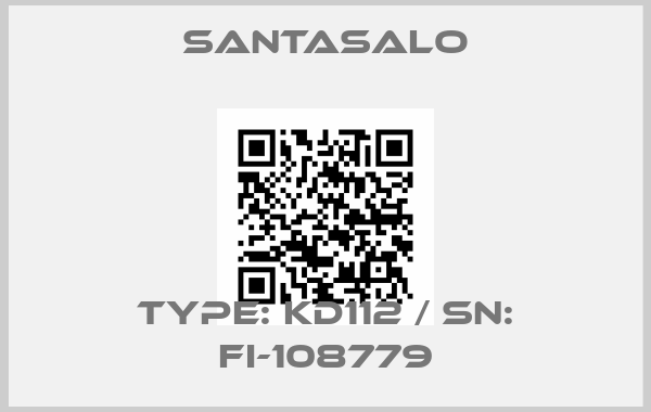 Santasalo-Type: KD112 / SN: FI-108779