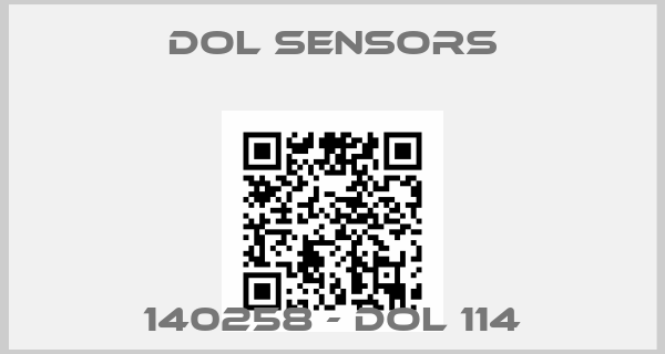 dol sensors-140258 - DOL 114