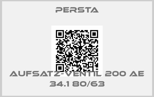 Persta-Aufsatz-Ventil 200 AE 34.1 80/63