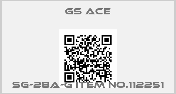 GS ACE-SG-28A-G Item no.112251