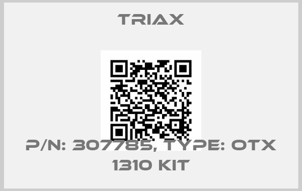 Triax-P/N: 307785, Type: OTX 1310 Kit