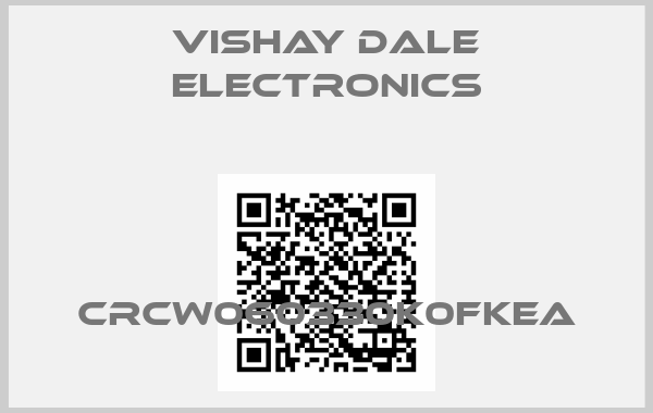 Vishay Dale Electronics-CRCW060330K0FKEA