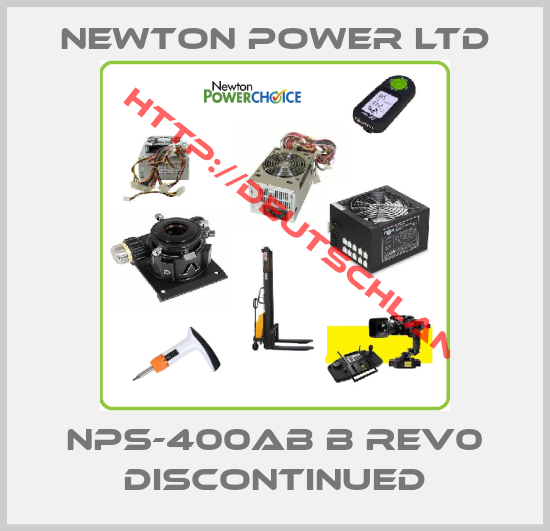 NEWTON POWER LTD-NPS-400AB B REV0 discontinued