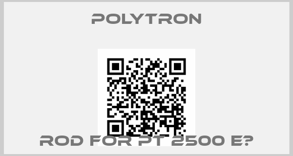 Polytron-Rod for PT 2500 E	