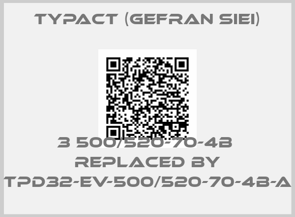 Typact (Gefran SIEI)-3 500/520-70-4b  replaced by TPD32-EV-500/520-70-4B-A