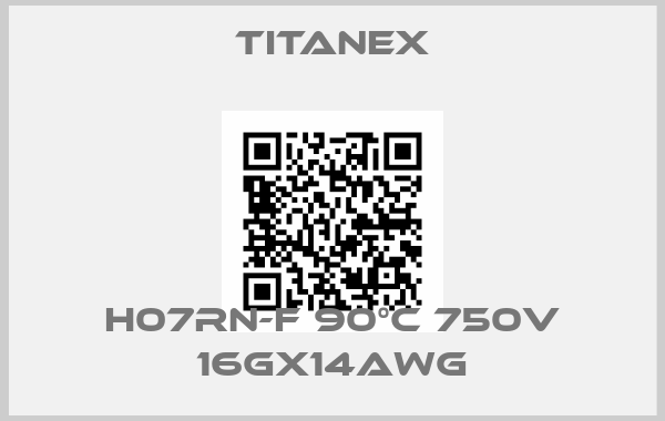 Titanex-H07RN-F 90°C 750V 16GX14AWG
